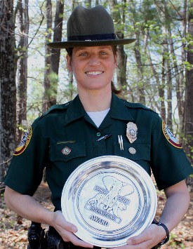 Lieutenant Heidi Murphy of Andover, NH, was honored as the 2015 Shikar-Safari International Wildlife Officer of the Year.