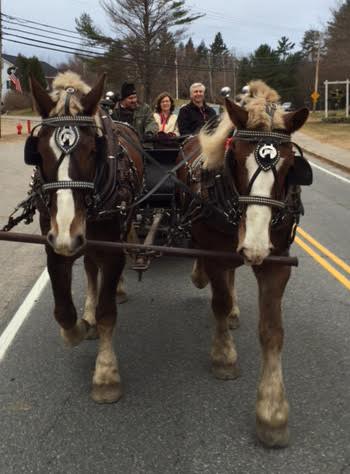 Bank customers enjoy Jingle Bell Chocolate Tour in Jackson, NH.