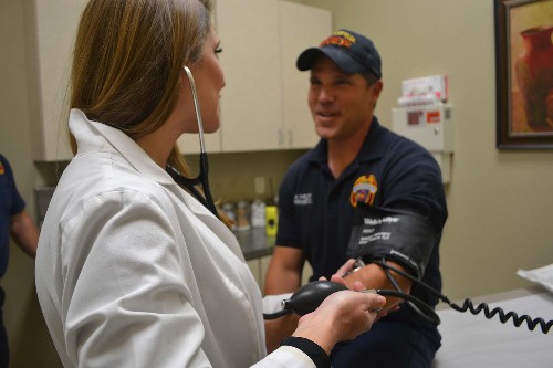 A recent study shows there is a link between the job demands of career firefighters and high blood pressure.