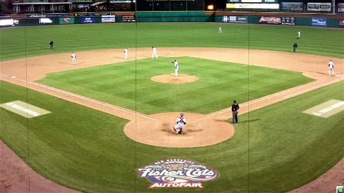 Fisher Cats lose to Binghamton Rumble Ponies, 9-4, on May 4, 2017.