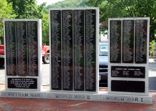 A quiet little park downtown, to remember the service of those who kept us free.